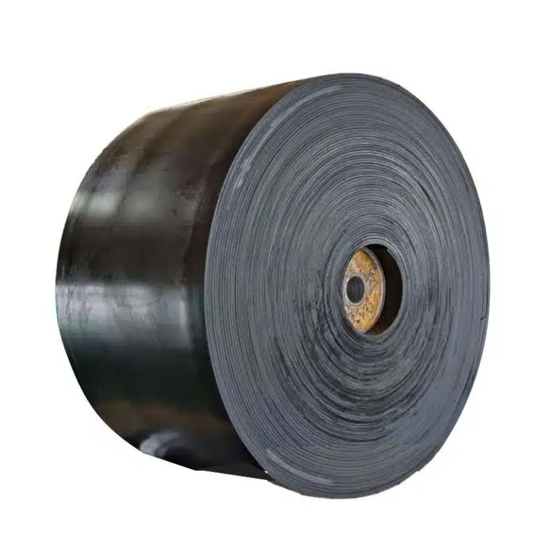 Rollo de material de caucho vulcanizado, producto final del proceso de vulcanización de Crowns Machinery.